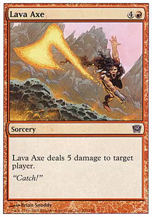 9eme Edition - Hache de lave