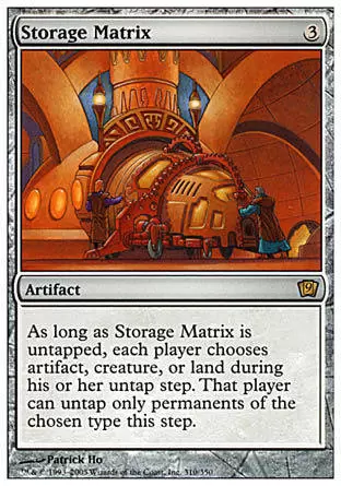 9eme Edition - Matrice de Stockage