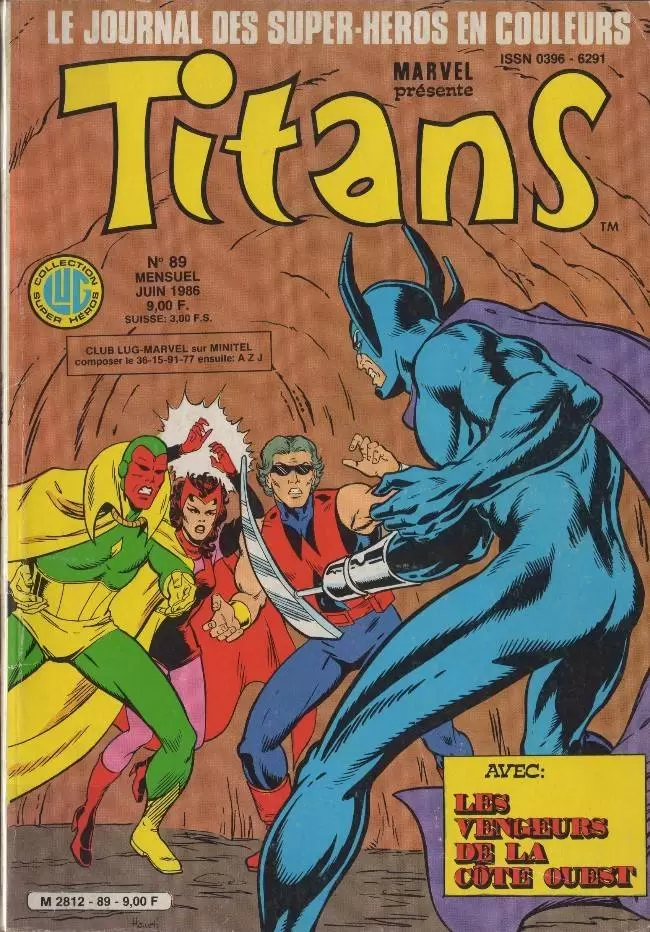 Titans (mensuels) - Titans 89