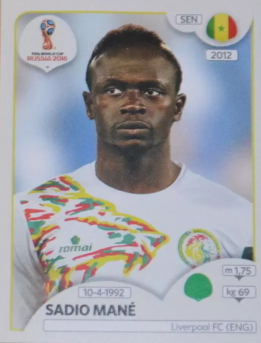 FIFA World Cup Russia 2018 - Sadio Mané - Senegal