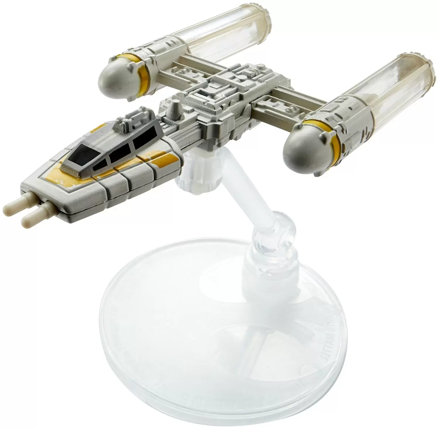 Die Cast Vehicle - Hot Wheels Star Wars - Y-wing Figther (Gold Leader)