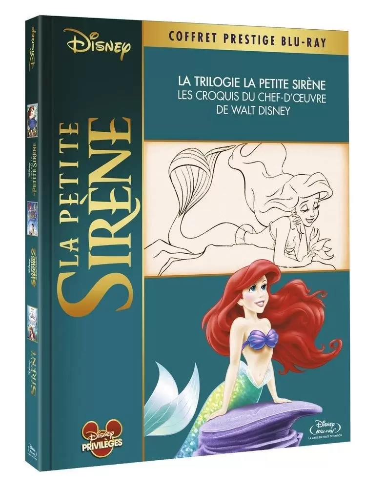Les grands classiques de Disney en Blu-Ray - Coffret Prestige La petite sirène