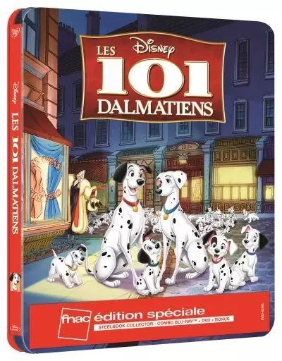 Les grands classiques de Disney en Blu-Ray - Les 101 dalmatiens Steelbook