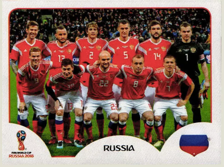 Panini WM 2018 Russia Sticker Mannschaftspaket Kroatien Sticker 313-331 