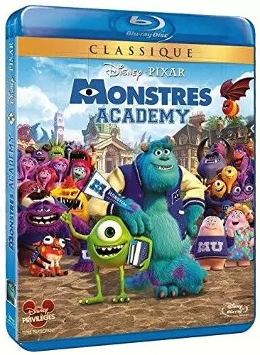 Les grands classiques de Disney en Blu-Ray - Monstres Academy