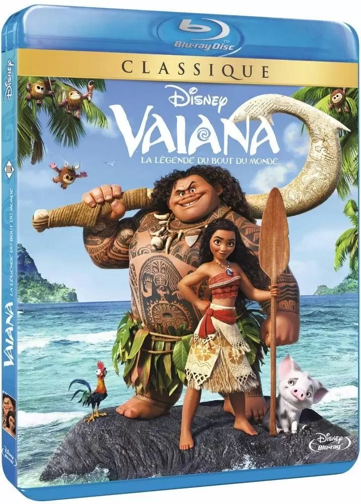 Les grands classiques de Disney en Blu-Ray - Vaïana