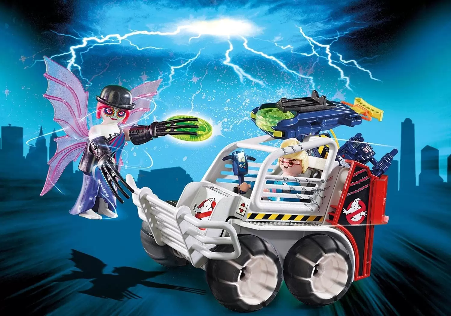 Playmobil Ghosbusters - Spengler with Cage Car