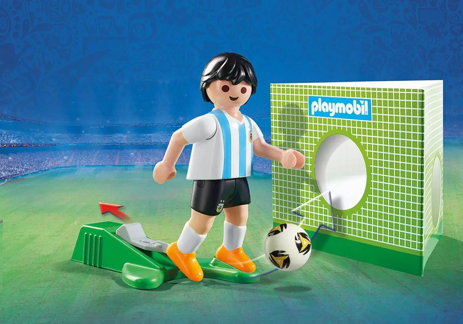 Playmobil Soccer - National Team Player Argentina