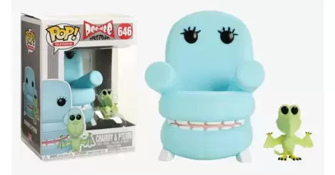 Multicolor Funko POP TV Pee wees Playhouse Chairry with Pterri Collectible Figure 