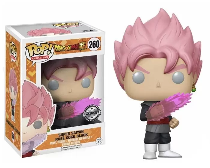 Funko Pop! Animation Dragonball Super Super Saiyan Rose Goku Black Hot  Topic Exclusive Figure #260 - US