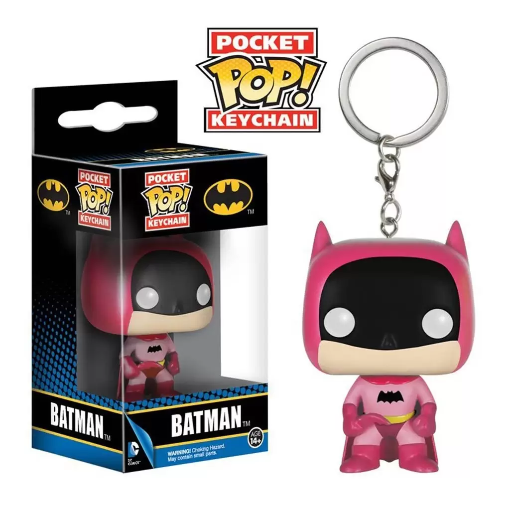DC Comics - POP! Keychain - Batman - Batman Pink