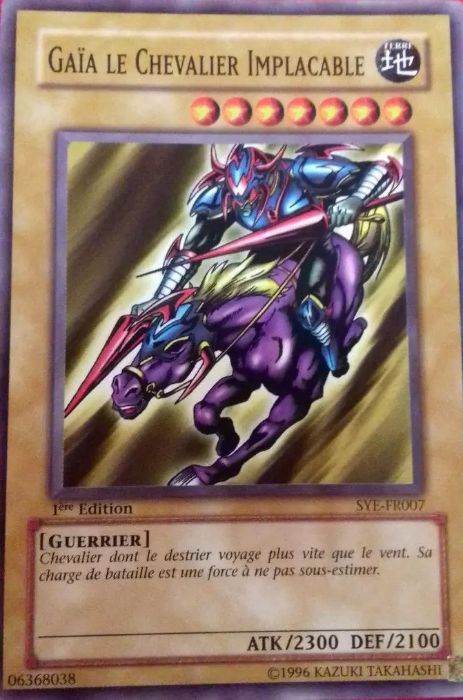 Deck de Démarrage Yugi Evolution SYE - Gaïa le Chevalier Implacable