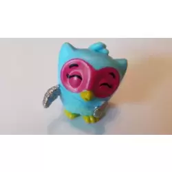 Owling bleu et magenta