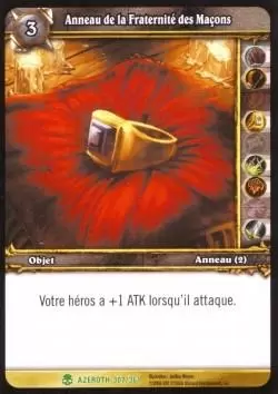 Héros d\'Azeroth - Anneau de la fraternité des maçons