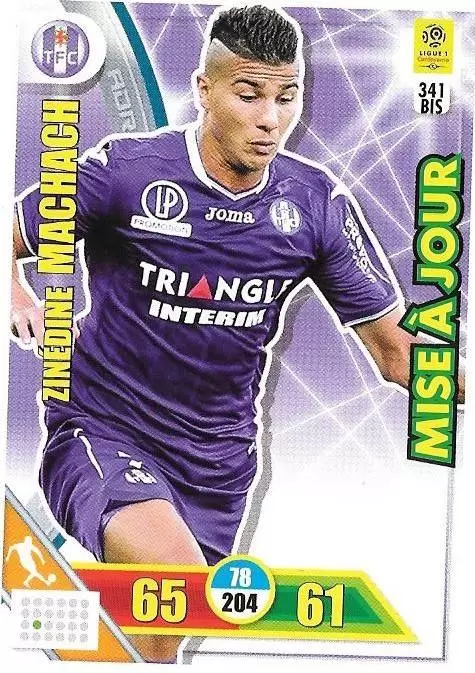 Adrenalyn XL 2017-18 - Zinedine Machach - Toulouse FC