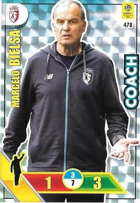 Adrenalyn XL 2017-18 - Marcelo Bielsa - LOSC Lille - Coach