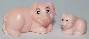 Animaux et leur petit - 1996 - Cochon et porcelet