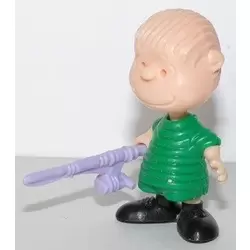 Linus avec canne a peche