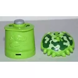 Green spinning top