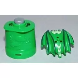 Green spinning top