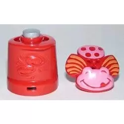 Red spinning top