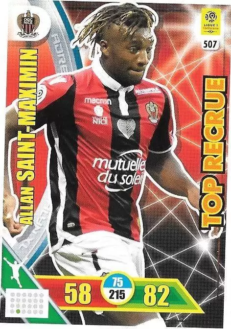 Adrenalyn XL 2017-18 - Allan Saint-Maximin - OGC Nice - Top Recrue