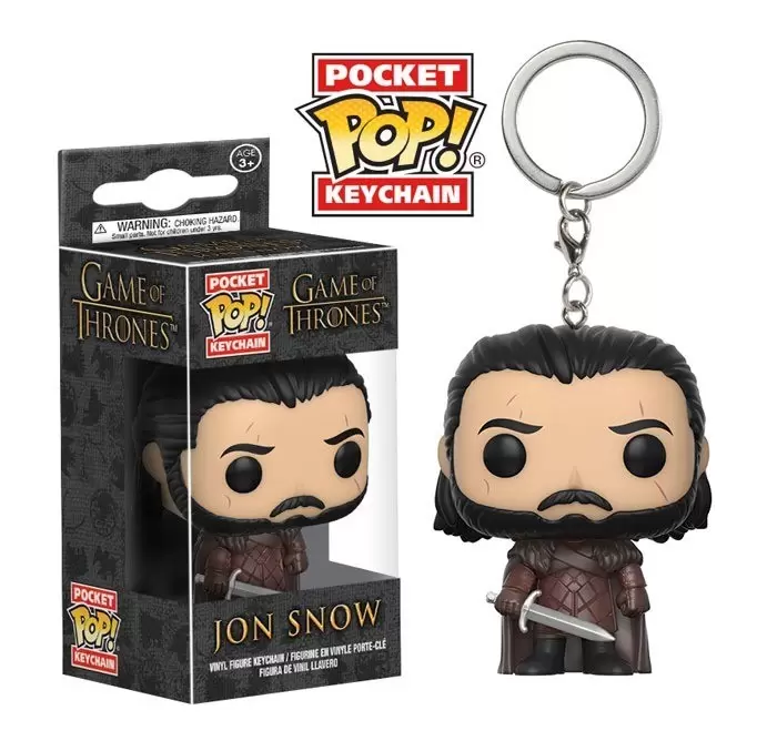 Game Of Thrones - POP! Keychain - Game of Thrones - Jon Snow King in the North