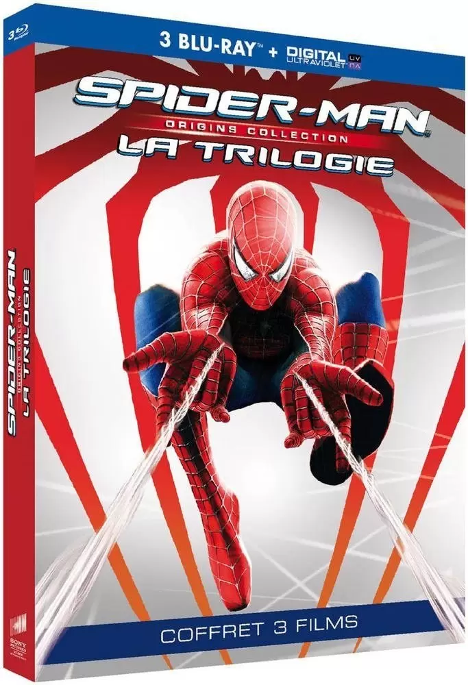 Films MARVEL - Trilogie Spider-Man - Collection Origines : Spider-Man 1 + Spider-Man 2 + Spider-Man 3