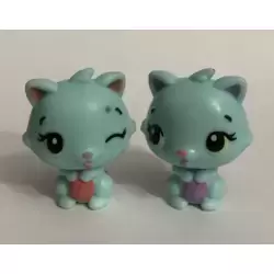 Jumeaux Kittycan bleus