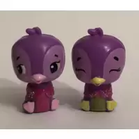 Jumeaux Penguala violets