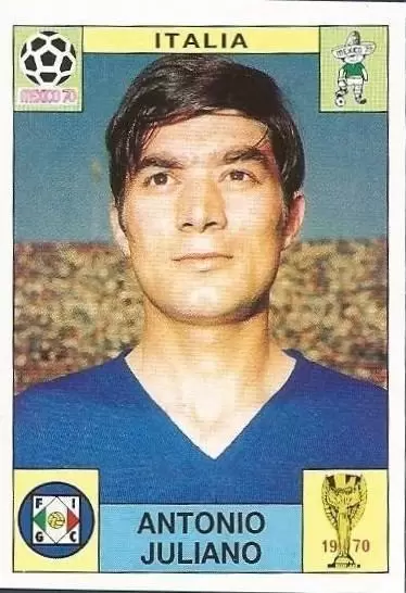 Mexico 70 World Cup - Antonio Juliano - Italia
