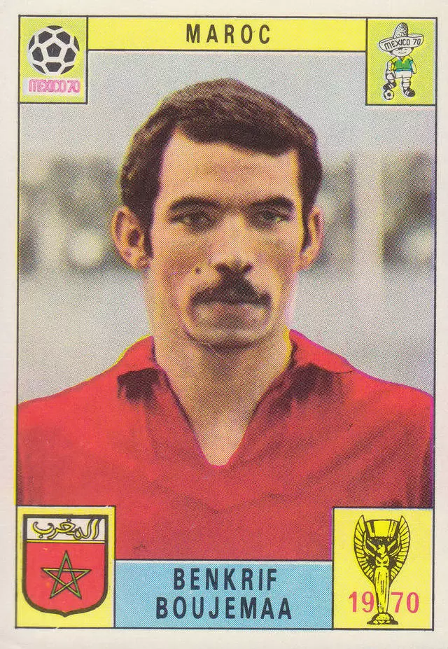 Mexico 70 World Cup - Benkrif Boujemaa - Maroc