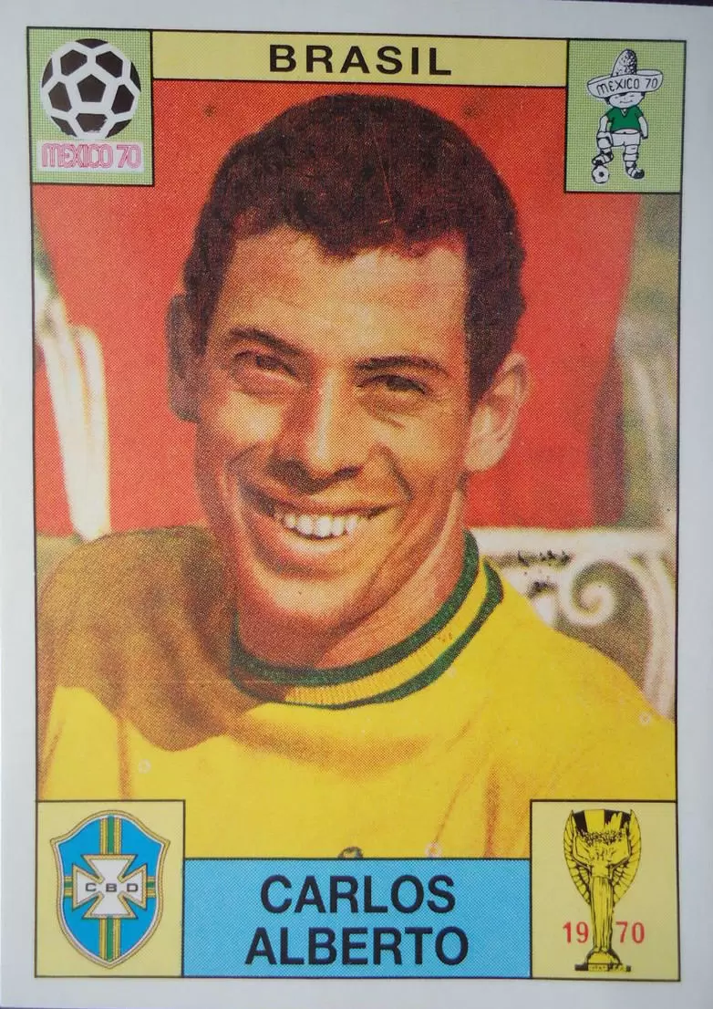 Mexico 70 World Cup - Carlos Alberto - Brasil
