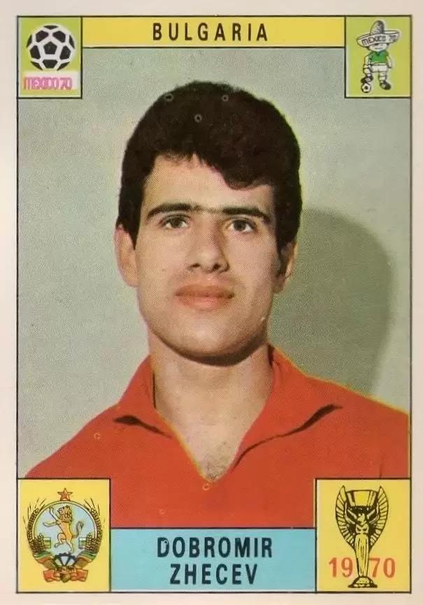 Mexico 70 World Cup - Dobromir Zhecev - Bulgaria