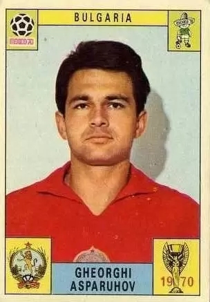 Mexico 70 World Cup - Gheorghi Asparuhov - Bulgaria