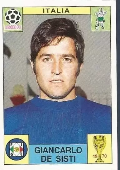 Mexico 70 World Cup - Giancarlo De Sisti - Italia