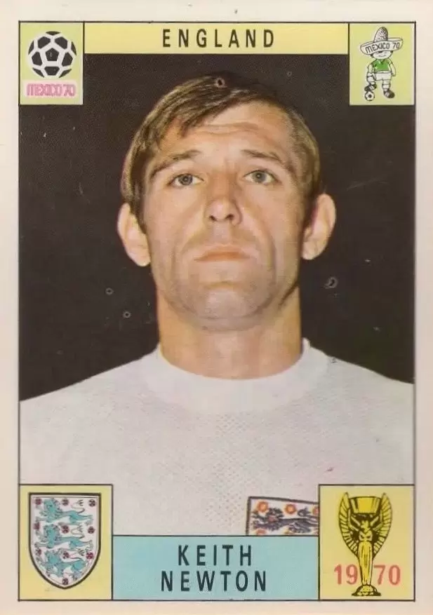 Mexico 70 World Cup - Keith Newton - England