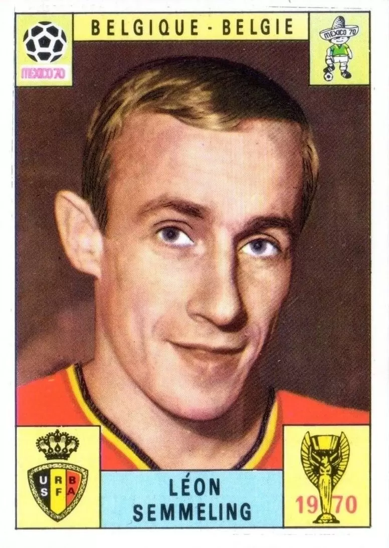 Mexico 70 World Cup - Leon Semmeling - Belgique-Belgie
