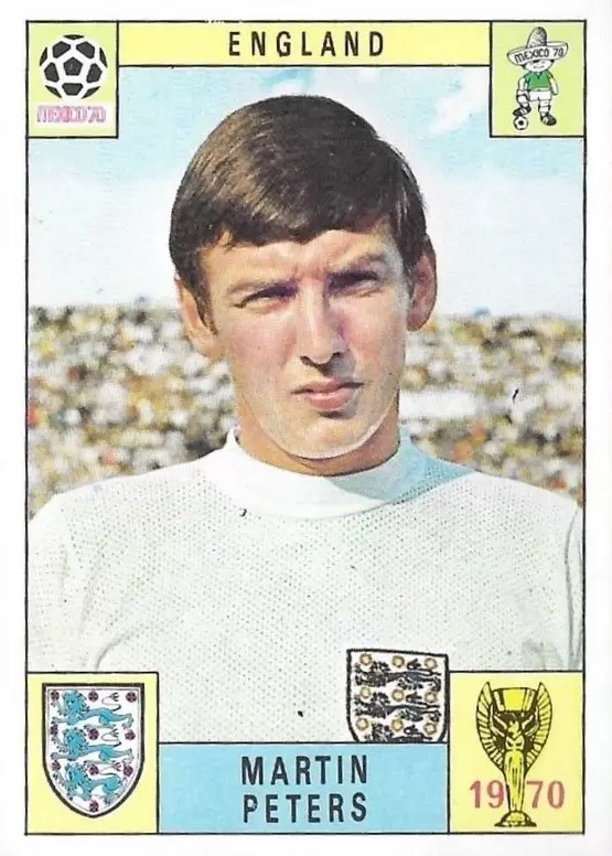Mexico 70 World Cup - Martin Peters - England
