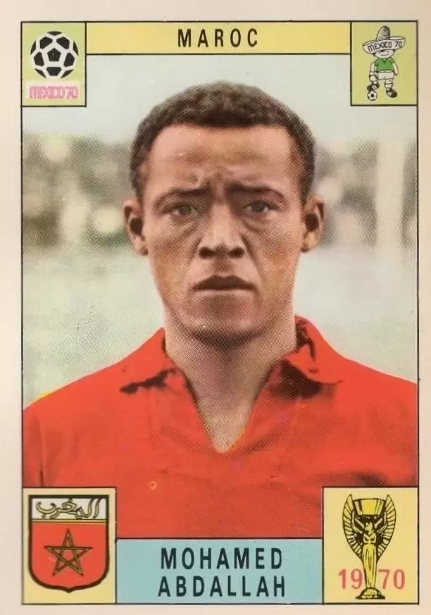 Mexico 70 World Cup - Mohamed Abdallah - Maroc
