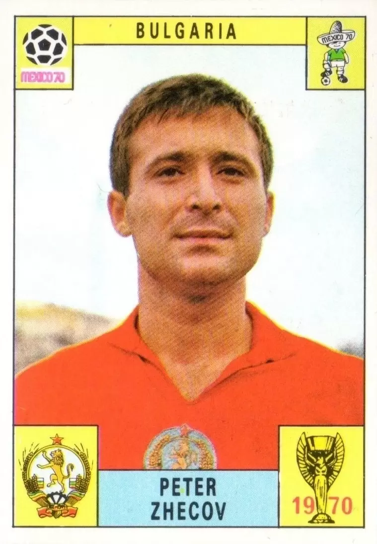 Mexico 70 World Cup - Peter Zhecov - Bulgaria