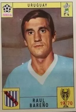 Mexico 70 World Cup - Raul Bareno - Uruguay
