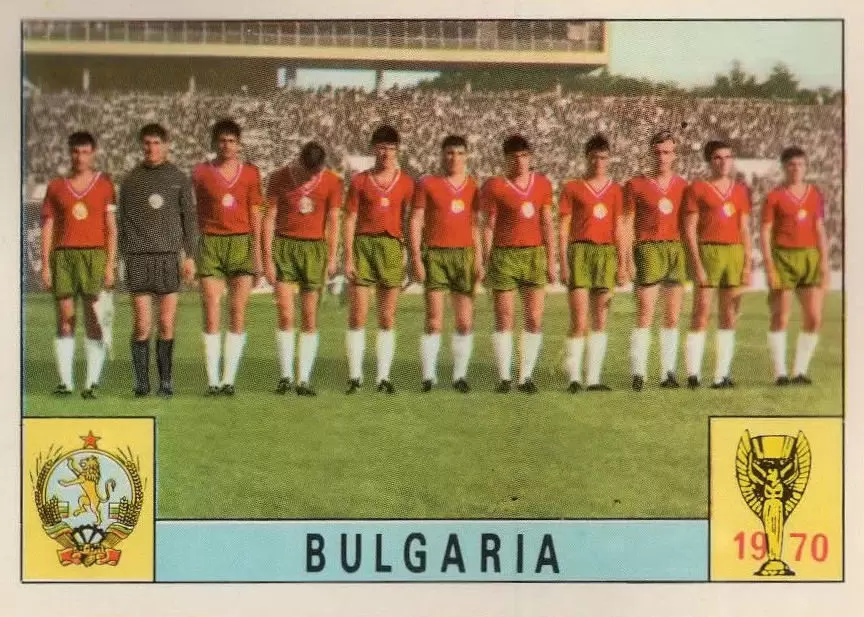 Mexico 70 World Cup - Team - Bulgaria