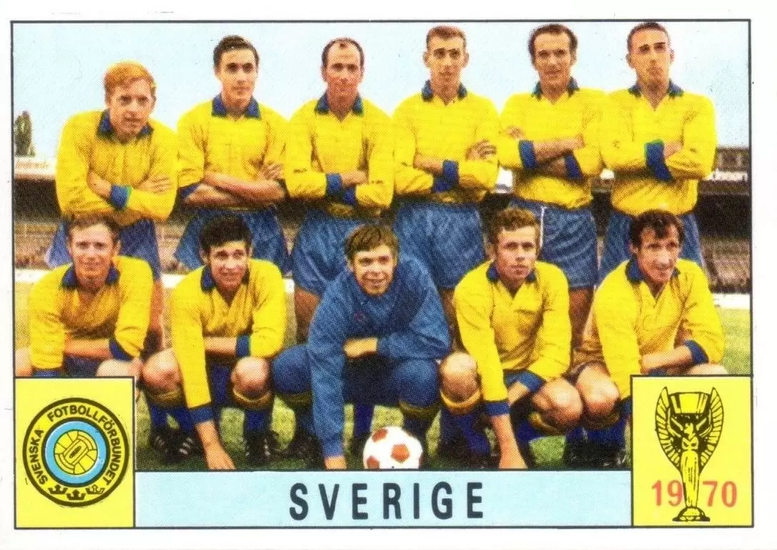Mexico 70 World Cup - Team - Sverige