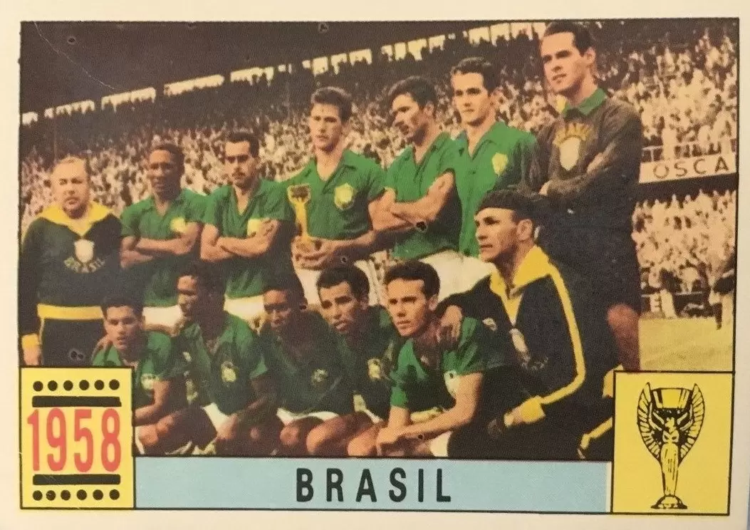 Mexico 70 World Cup - Winners - Brazil - Brasil 1958