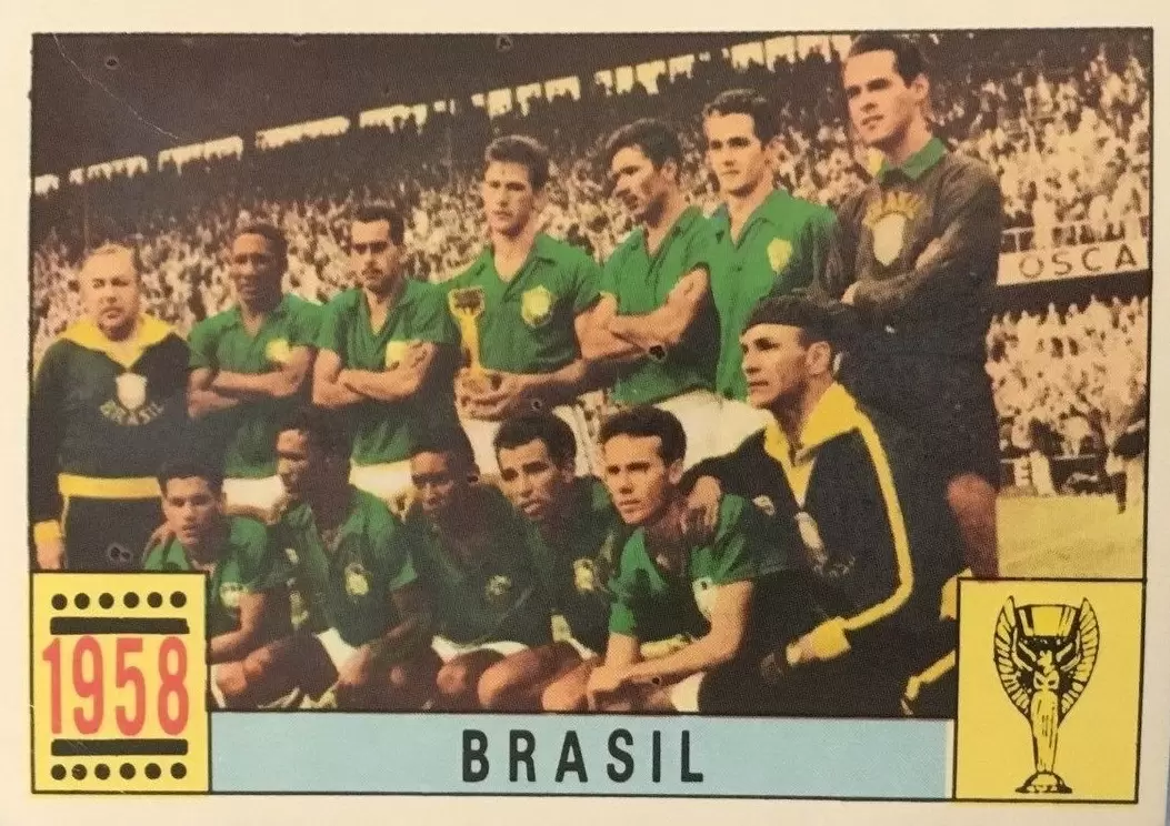 1958 BRAZIL WORLD CUP POSTER