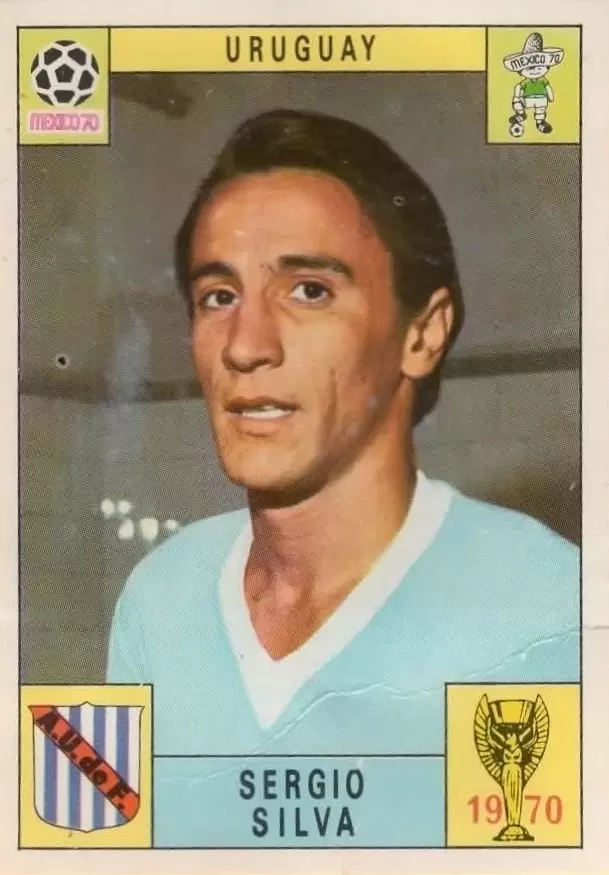 Mexico 70 World Cup - Sergio Silva - Uruguay