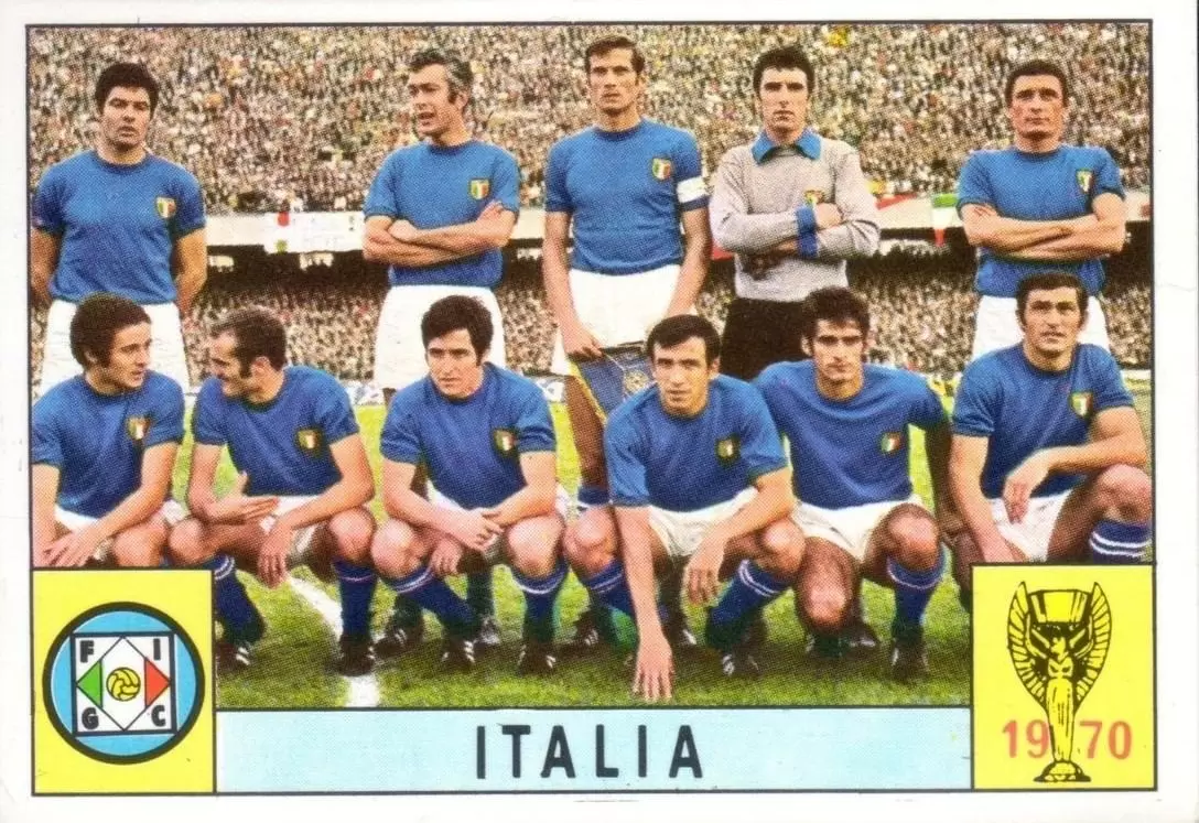 Mexico 70 World Cup - Team - Italia