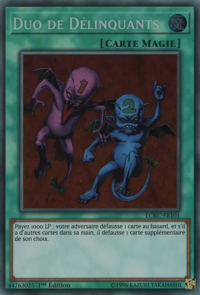 Collection Légendaire Kaiba Mega Pack LCKC - Duo de Délinquants