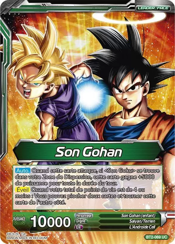 Union Force [BT2] - Son Gohan // Goku et Gohan, Kamehameha père-fils